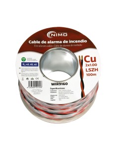 CABLE TRENZADO ALARMA E INCENDIOS LSZH,