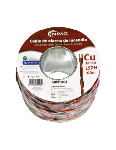CABLE TRENZADO ALARMA E INCENDIOS LSZH,