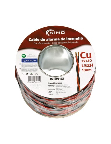 CABLE TRENZADO ALARMA E INCENDIOS LSZH,