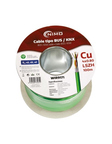 CABLE TIPO BUS/KNX BLINDADO LSZH, COBRE