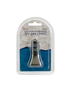 CARGADOR ALIMENTADOR 12/24VCC / USB 5VCC 2