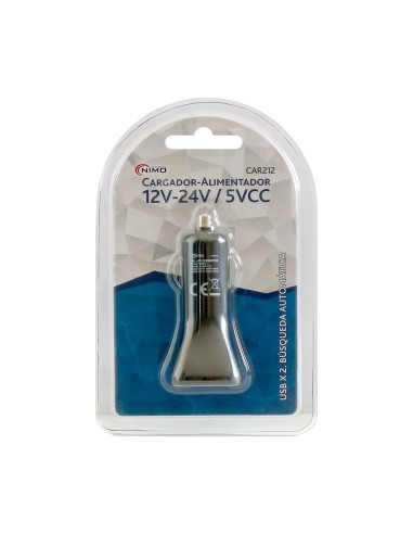 CARGADOR ALIMENTADOR 12/24VCC / USB 5VCC