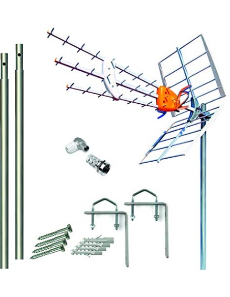 KIT ANTENA 149922 + 2X MASTIL 1 TELEVES