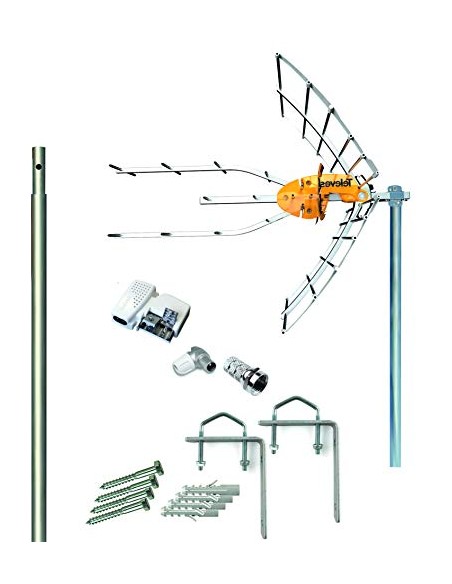 KIT ANTENA 148922 + MASTIL 1M TELEVES