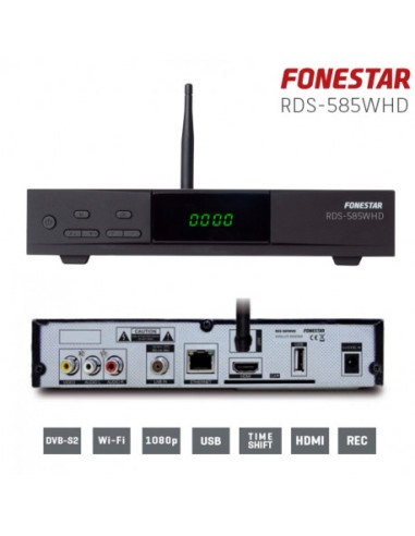 RECEPTOR SATELITE DVB-S2 HD FONESTAR RDS