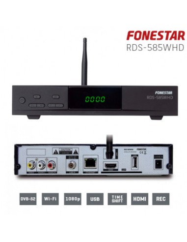 RECEPTOR SATÉLITE DVB-S2 HD FONESTAR RDS-585WHD