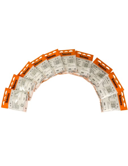 CABLE DE RED ETHERNET U/UTP CAT 6 LSFH, BLANCO TELEVES 209011