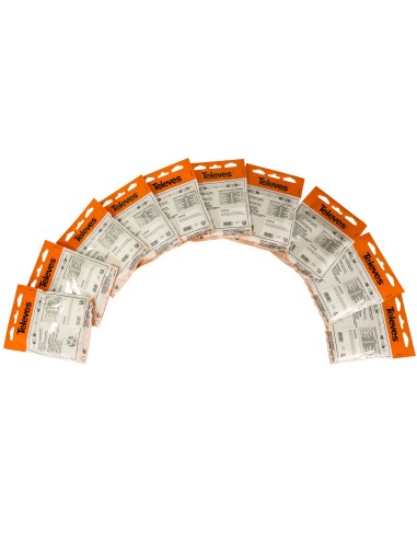 CAVO RETE U/UTP Cu CAT6 LSFH BI.1m TELEVES 209012