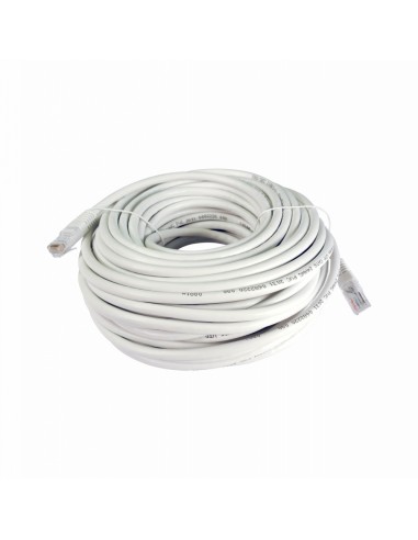CABLE DE RED ETHERNET U/UTP CAT 6 PVC, BLANCO TELEVES 209018