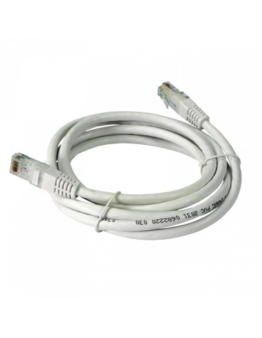 CABLE DE RED ETHERNET U/UTP CAT 6 PVC, BLANCO TELEVES 209003