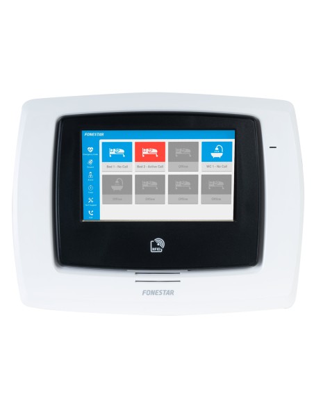 CENTRAL DE HABITACION VOIP CON PANTALLA TACTIL 5'' FONESTAR ASSIST-VOIP1200P5