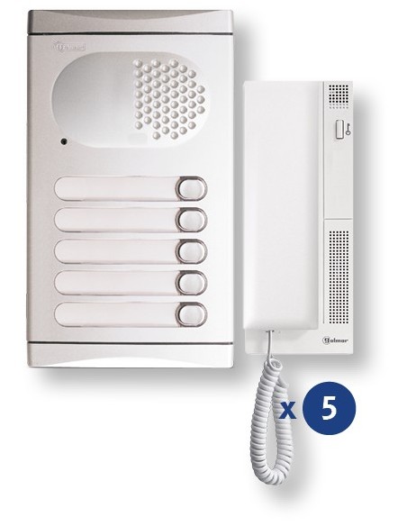 KIT PORTERO GOLMAR AUDIO 4150/AL 5P.