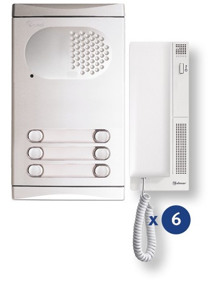 KIT PORTERO GOLMAR AUDIO 4260/AL 6P.