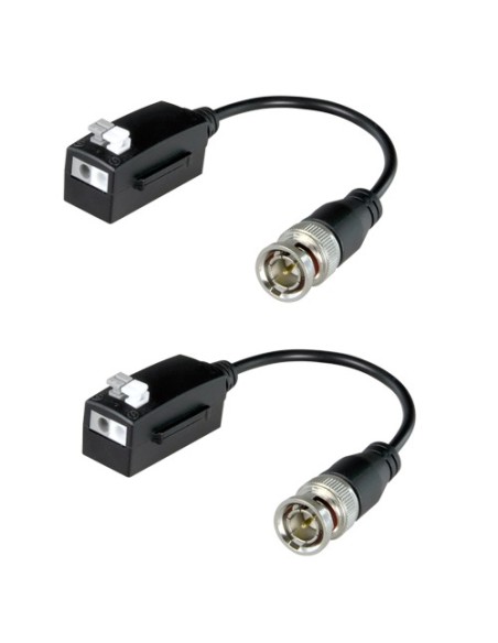 TRANSCEPTOR PASIVO POR PAR TRENZADO SAFIRE - OPTIMIZADO PARA HDTVI, HDCVI Y AHD - 1 CANAL DE VÍDEO, POC - PASIVO, CONECTOR DE 2