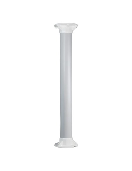 SOPORTE TECHO - ALTURA 50 CM X 10 (Ø) CM - APTO PARA USO EN INTERIOR Y EXTERIOR - COLOR BLANCO - FABRICADO EN PLÁSTICO