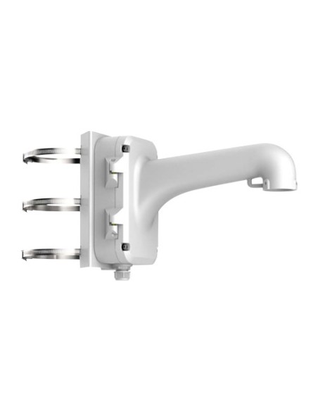 VERTICAL POLE MOUNT - WEATHERPROOF - VALID FOR EXTERIOR USE - SUITABLE FOR WALL INSTALLATION - WHITE COLOUR - 182.6 MM (H) X 97