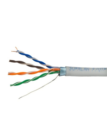CABLE FTP - CATEGORÍA 6 - CONDUCTOR OFC, PUREZA 99.9% COBRE - ROLLO DE 305 METROS - DIÁMETRO 6 MM - COMPATIBLE CON BALUNS