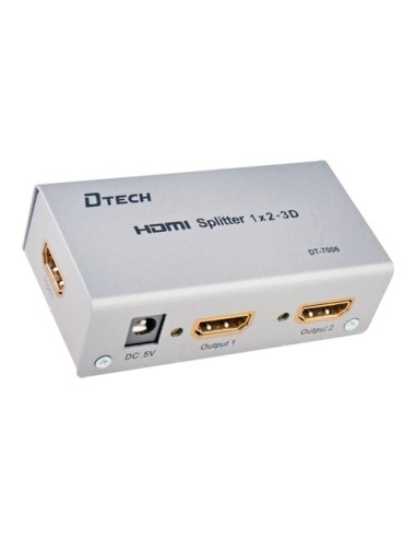 SPLITTER DE SEÑAL HDMI - PERMITE 1:4 - RESOLUCIÓN 4K