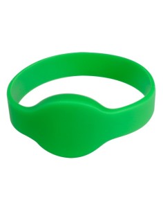 PULSERA DE PROXIMIDAD - ID POR RADIOFRECUENCIA - MF PASIVO | COLOR VERDE - ALTA FRECUENCIA 13.56 MHZ - DIÁMETRO 65 MM - MÁXIMA S