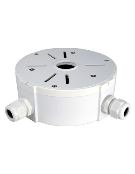 ANSCHLUSSBOX - FÜR BULLET- ODER DOME-KAMERAS - GEEIGNET FÜR DEN AUßENBEREICH - DECKEN- ODER WANDINSTALLATION - KABELSTIFT / MEHR