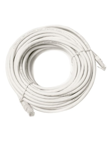 CABLE UTP SAFIRE - ETHERNET - CONECTORES RJ45 - CATEGORÍA 5E - 20 M - COLOR BLANCO