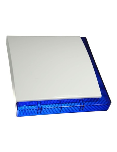 SIRENA PARA EXTERIOR CABLEADA - CERTIFICADO DE GRADO 3 - PRESIÓN SONORA MÁXIMA 112 DBA - FLASH DE 2 BARRAS DE LEDS SEÑALIZACIÓN