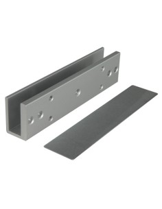 PERFIL EM U PARA VENTOSAS - COMPATÍVEL COM YF-280A/B/W - ABERTURA TANTO EXTERIOR COMO INTERIOR - PARA PORTAS DE CRISTAL SEM BATE