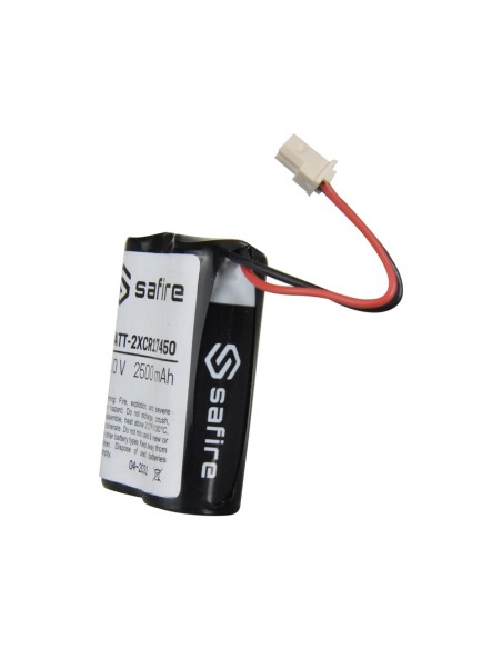 SAFIRE - PACK DE PILAS CR17450 / 4/5A / CR8L - EN RETRÁCTIL CON CONECTOR MOLEX 5284 - VOLTAJE 6 V / LITIO - CAPACIDAD NOMINAL 25