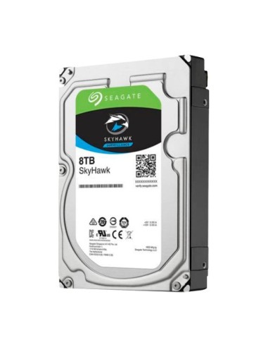 DISCO DURO SEAGATE SKYHAWK MODELO ST8000VX009 - CAPACIDAD 8 TB - INTERFAZ SATA 6 GB/S - ESPECIAL PARA VIDEOGRABADORES - SUELTO O