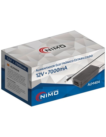 ALIMENTADOR ELECTRONICO UNIVERSAL 12VCC/7A ALM404