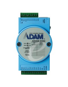 MÓDULO DE AQUISIÇÃO E CONTROLO DE DADOS - 6 ENTRADAS DIGITAIS / 6 SAÍDAS DE RELÉ - PROTOCOLOS: MODBUS/TCP, TCP/IP, UDP, HTTP,...