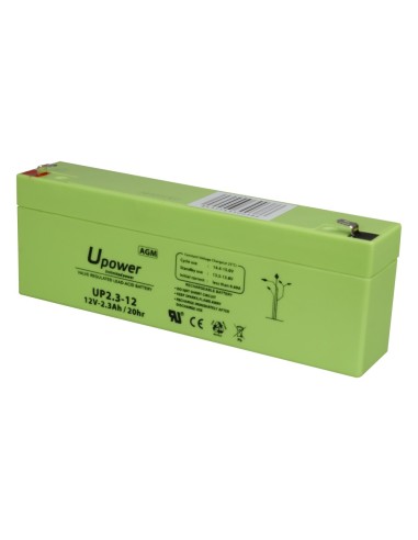 UPOWER - BATERÍA RECARGABLE - TECNOLOGÍA PLOMO ÁCIDO AGM - VOLTAJE 12 V - CAPACIDAD 2.2 AH - 66 X 178 X 35 MM/ 960 G - PARA RESP