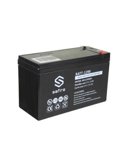 BATERÍA RECARGABLE - TECNOLOGÍA PLOMO ÁCIDO AGM - VOLTAJE 12 V - CAPACIDAD 9.0 AH - 100 X 151 X 65 MM / 2570 G - PARA RESPALDO O