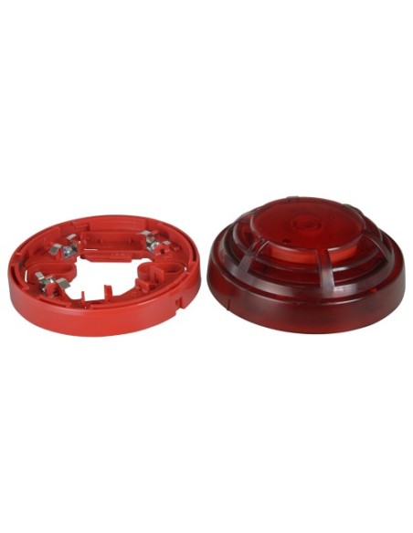 DMTECH - WIRED INDOOR FIRE SOUNDER - LOUDNESS 96DB AT 1M - LED FLASH - LOW BASE FOR EASY INSTALLATION - POWER SUPPLY 9~30 VDC