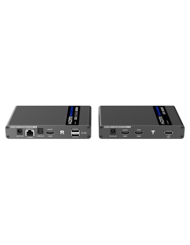 HDMI SIGNAL KVM EXTENDER - RANGE 70 M - RESOLUTION 4K - ALLOWS 1 CONNECTIONS:1 - HDMI LOOP OUT - POC - CABLE POWER SUPPLY