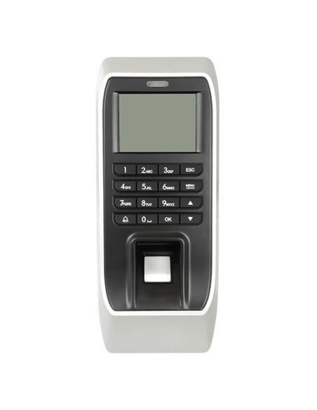CONTROL DE ACCESOS AUTÓNOMO HYSOON - HUELLAS DACTILARES Y TECLADO - 2.000 GRABACIONES / 160.000 REGISTROS - TCP/IP, RS485, Y WIE