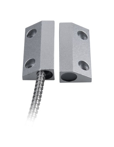 CONTACTO MAGNÉTICO - APTO PARA INSTALAR EN METAL - TECNOLOGÍA REED ALTA POTENCIA - SISTEMA DE CONEXIÓN DE 2 HILOS PROTEGIDOS POR