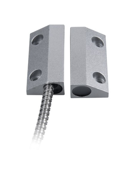 CONTACTO MAGNÉTICO - APTO PARA INSTALAR EN METAL - TECNOLOGÍA REED ALTA POTENCIA - SISTEMA DE CONEXIÓN DE 2 HILOS PROTEGIDOS POR