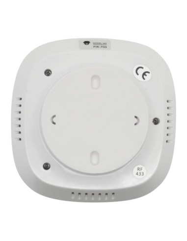 DETECTOR PIR PARA TECHO - INALÁMBRICO - ANTENA INTERNA - INDICADOR LED DE BAJA BATERIA - DETECCIÓN 360º, SIN ÁNGULOS MUERTOS - A