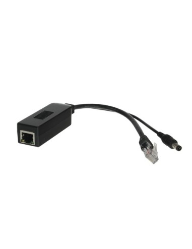 POE SPLITTER_x000D_ - FOR IP CAMERAS WITHOUT POE_x000D_ - INPUT RJ45 (POE)_x000D_ - OUTPUT RJ45 AND JACK_x000D_ - MAX POWER 25 