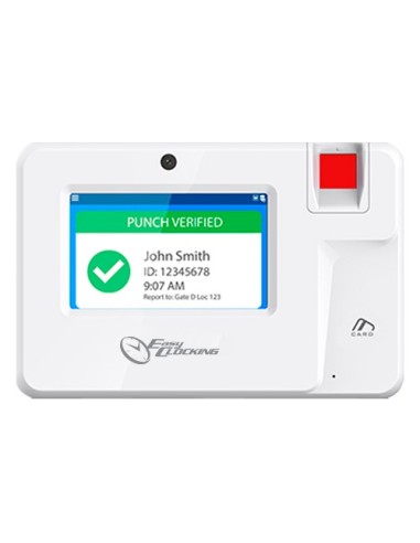 CONTROL DE PRESENCIA POE - HUELLA, TARJETA EM Y PIN - 1.000 USUARIOS | 1.000.000 REGISTROS - 4.3&QUOT; TFT TÁCTIL | TCP/IP, WIFI