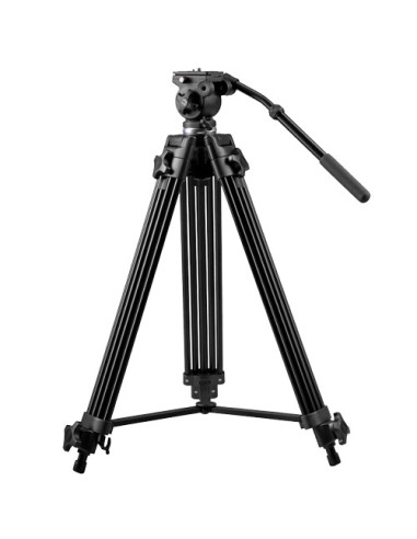TRÍPODE PROFESIONAL - EXTENSIBLE HASTA 189CM - APTO PARA USO EN EXTERIOR - COLOR NEGRO - COMPATIBLE CON CÁMARAS TERMOGRÁFICAS Y