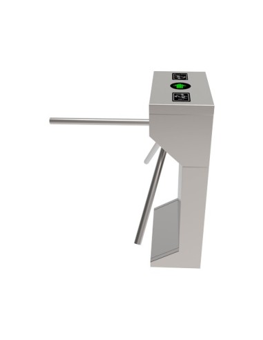 TORNO DE ACCESO BIDIRECCIONAL - 3 BRAZOS ROTATIVOS - TIEMPOS, ALARMAS Y MODOS DE APERTURA - DIMENSIONES DE PASO 550 MM - ACERO I