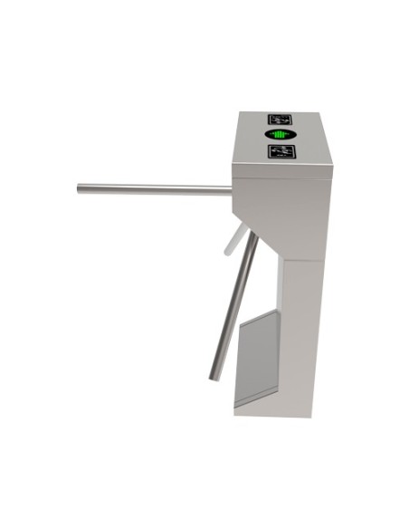 TORNO DE ACCESO BIDIRECCIONAL - 3 BRAZOS ROTATIVOS - TIEMPOS, ALARMAS Y MODOS DE APERTURA - DIMENSIONES DE PASO 550 MM - ACERO I