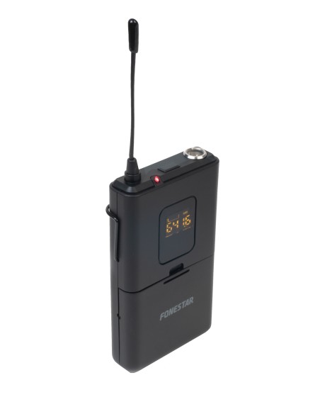 MICROFONO DE CABEZA Y SOLAPA UHF FONESTAR WI-MIC