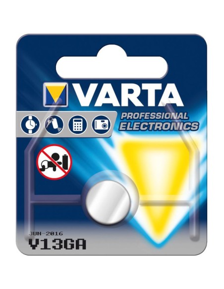 PILA BOTON LR-44 ALKALINA V13GA VARTA
