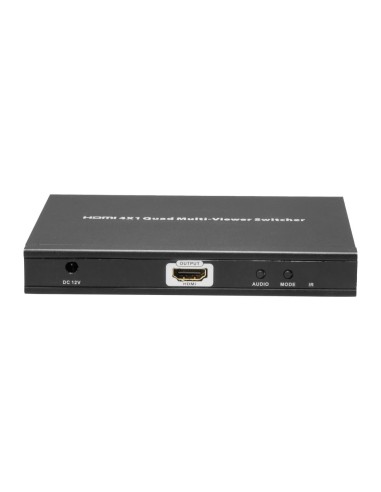 HDMI SWITCH - HASTA 4 ENTRADAS 1080P - 1 SALIDA HDMI 1080P - BOTONERA - CONTROL CON MANDO A DISTANCIA - EXTENSORES DE MANDO A DI