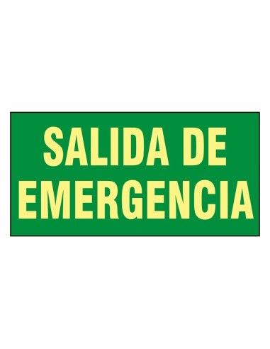 CARTEL DE SEÑALIZACIÓN - SALIDAS Y RECOR