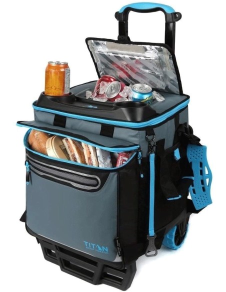 Titan - Nevera con ruedas de 22,5 litros