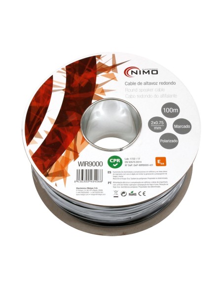 METRO CABLE ALTAVOZ REDONDO 2X0.7